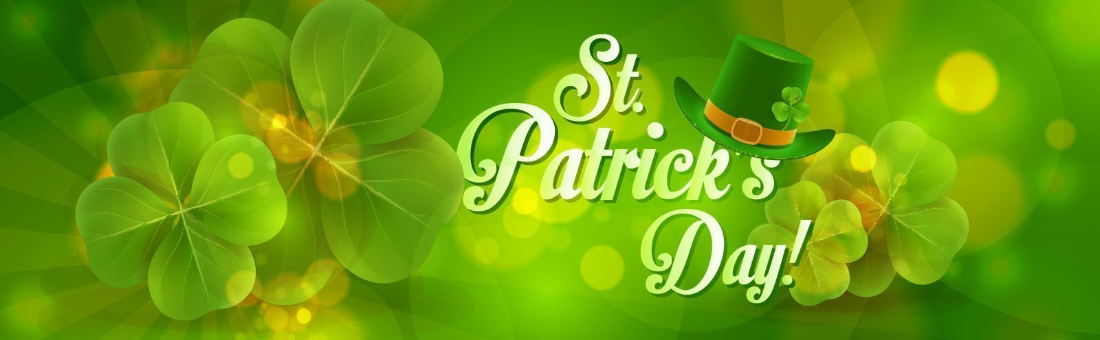 St. patrick’s day banner St. patrick's day banner